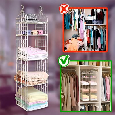 Estantes de arrumação dobráveis com 5 divisões | FOLDWAY
