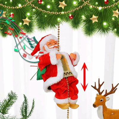 Pai Natal que Trepa e Reproduz Música SANTACLIMB