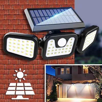 Luz solar de três lados com sensor de movimento | SENSBEAM