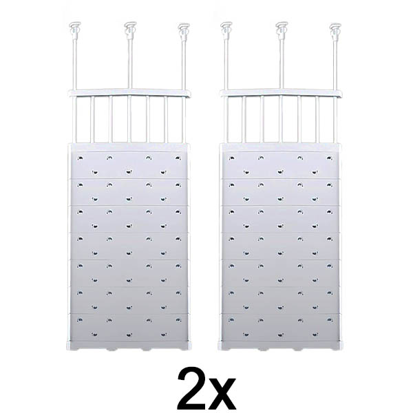 2x Prateleira de arrumação expansível | SHELFEXPEND