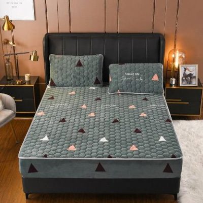 Conjunto de Cama Suave e Elegante (Capa de Colchão + 2x Fronha) | VELVETLUX
