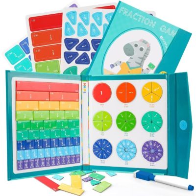 Conjunto magnético de aprendizagem de frações | JOJNUMERI